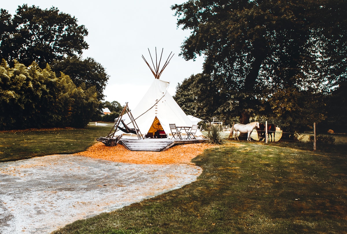 Native American Teepee in France 