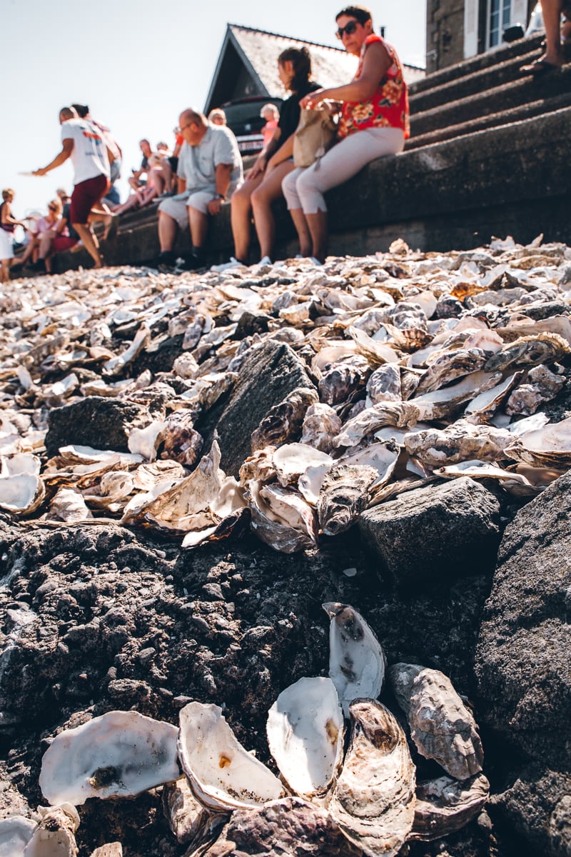 Oyster Shells in Cancale 