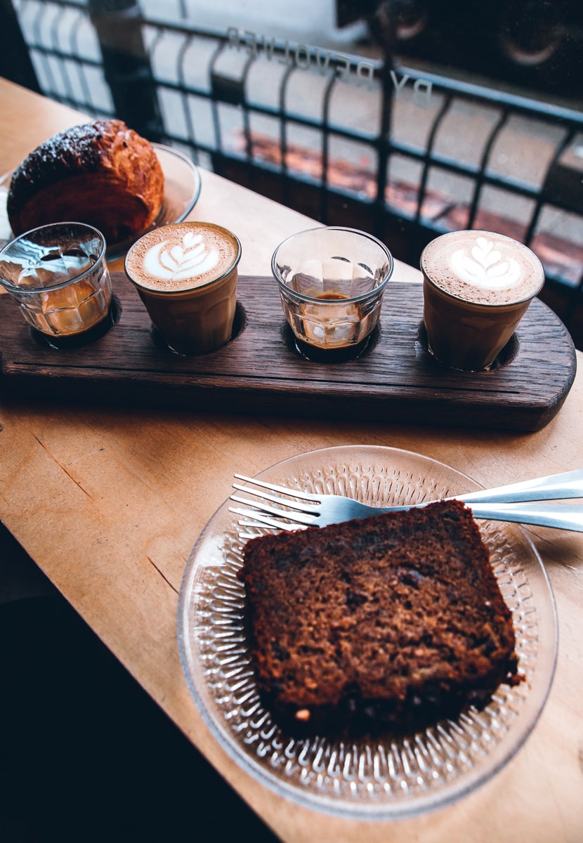 Revolver Espresso Flight Gastown Vancouver Canada