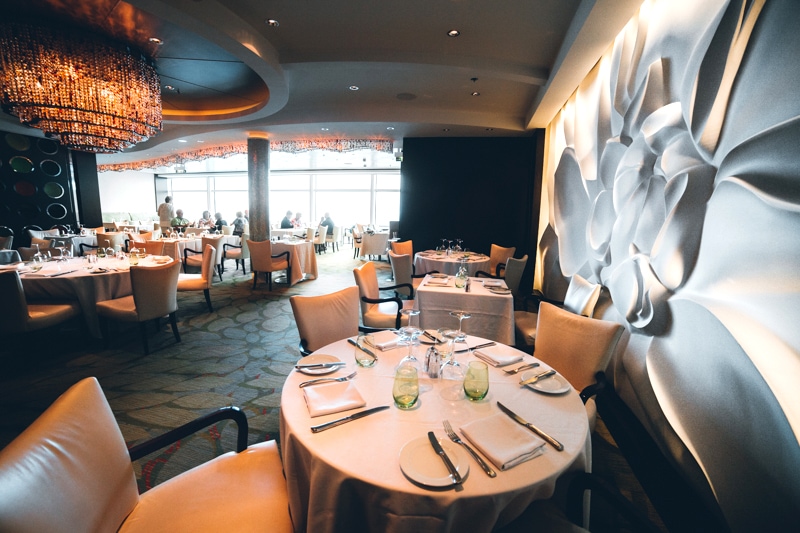 Celebrity Cruises Blu Restaurant 