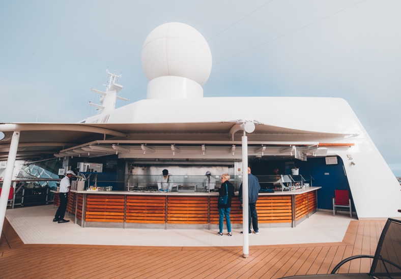 celebrity cruise mast grill