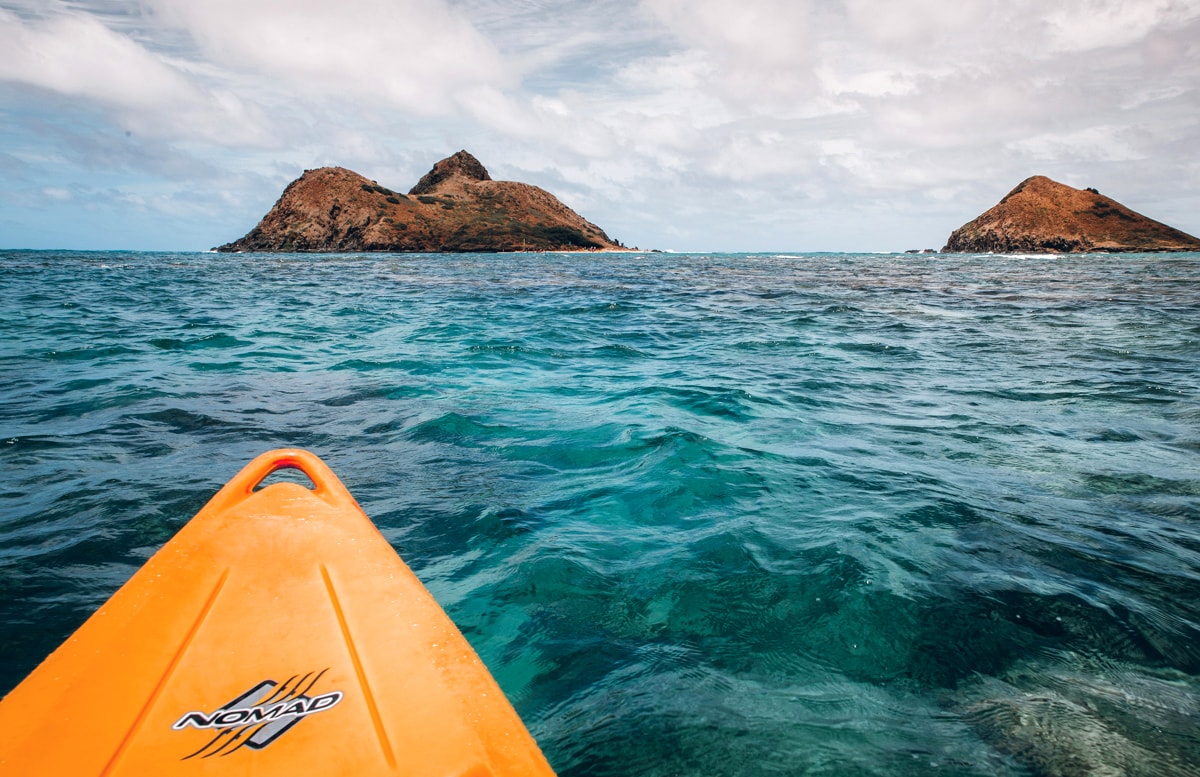 Kayaking to the Mokes 