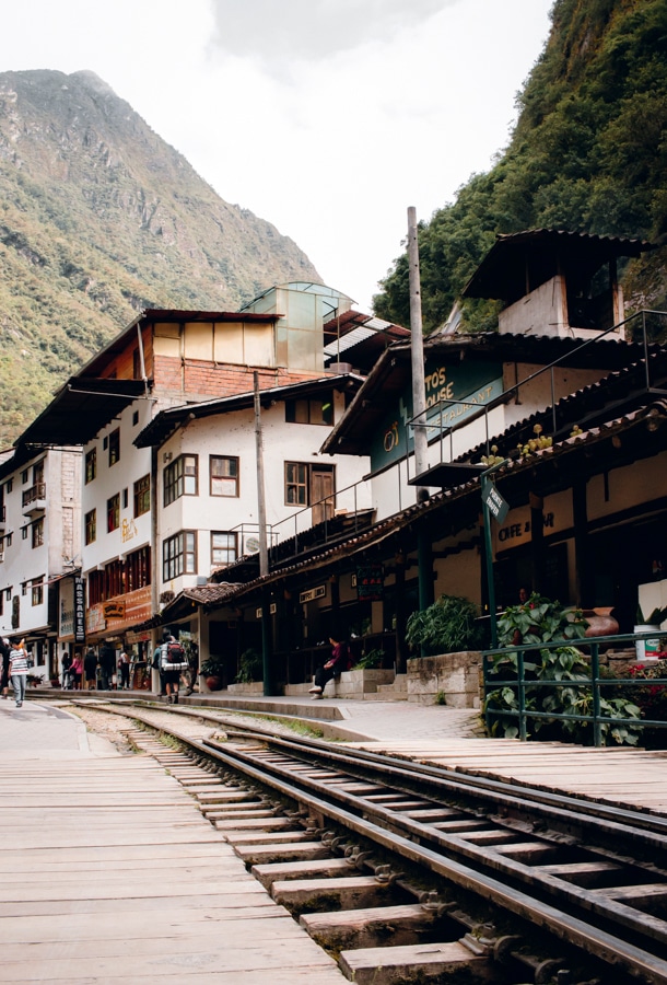 Aguas Calientes Train Tracks 