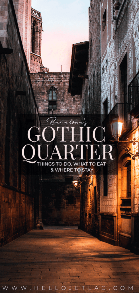A neighborhood guide to the Gothic Quarter of Barcelona (aka Barri Gotic). Things to do, restaurants, bars, hotels, tips for visiting & more. 