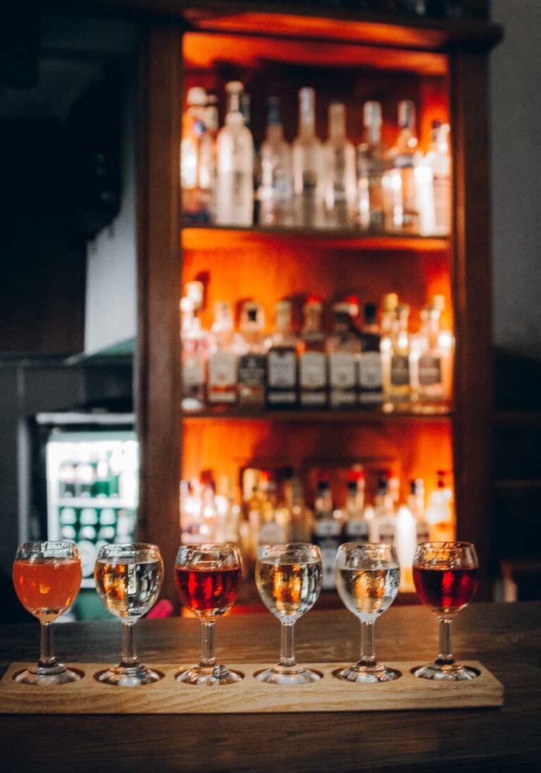 Polish Vodka Tasting at Wodka Bar In Old Town Krakow