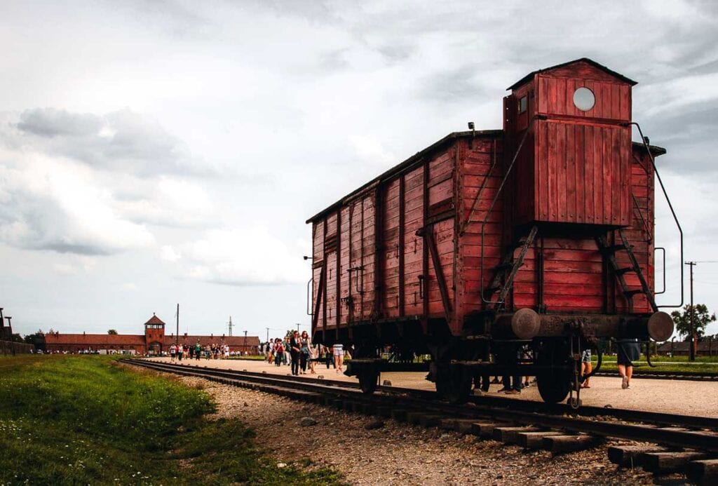 Auschwitz Train Cart at Birkenau 