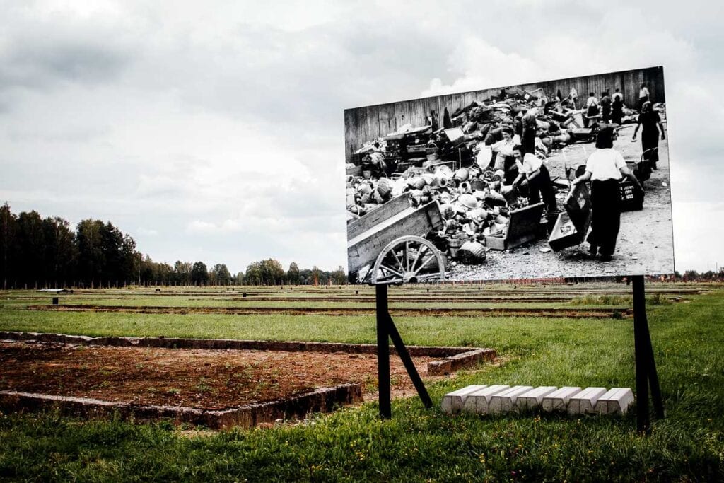 Birkenau Memorial in Oswiecim, Poland 