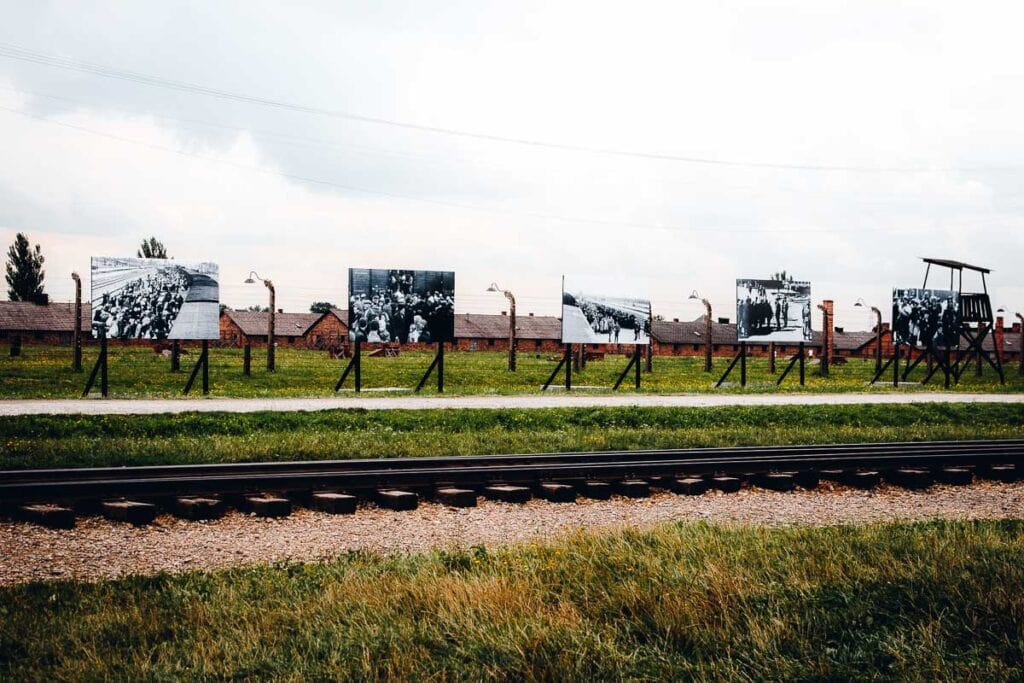 Birkenau Concentration Camp Memorial at Auschwitz 