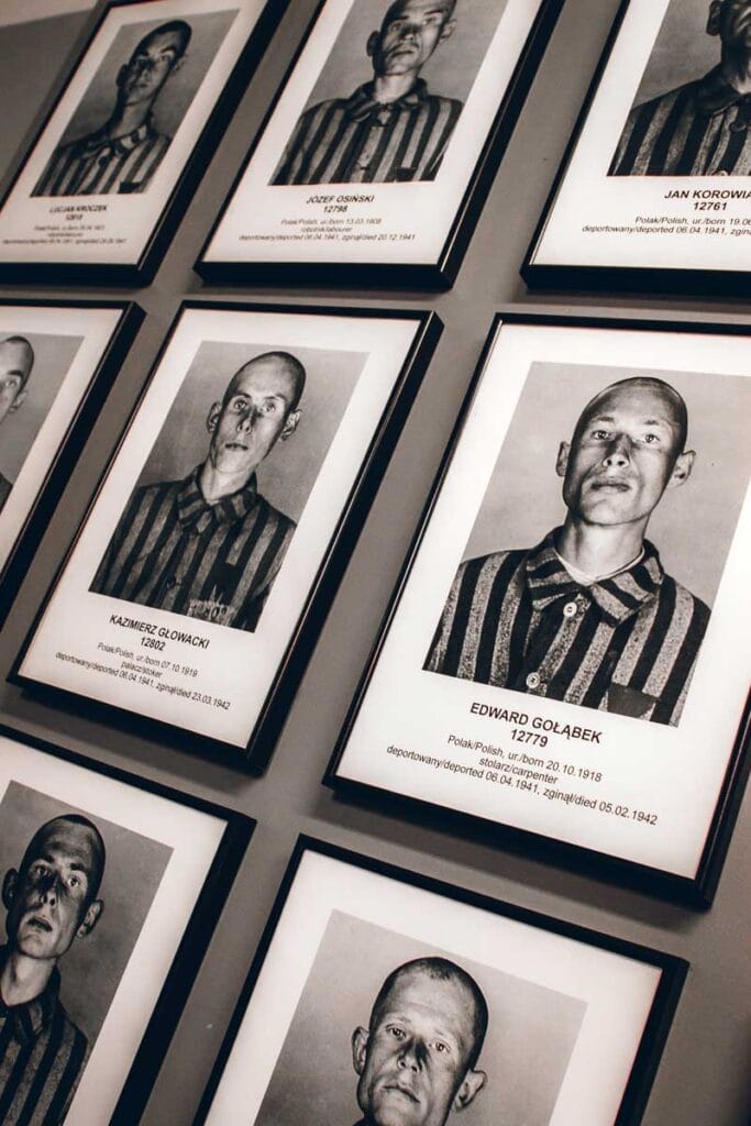 Photos of Prisoners at Auschwitz 