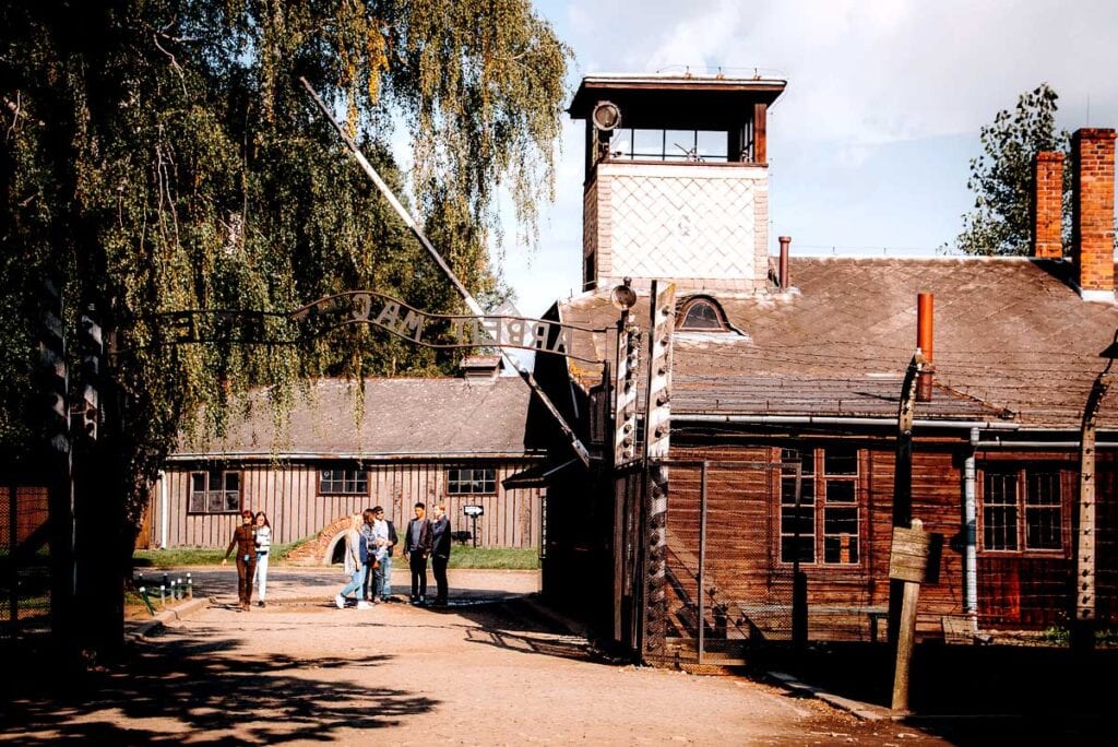 Auschwitz I Arbeit Macht Frei gate